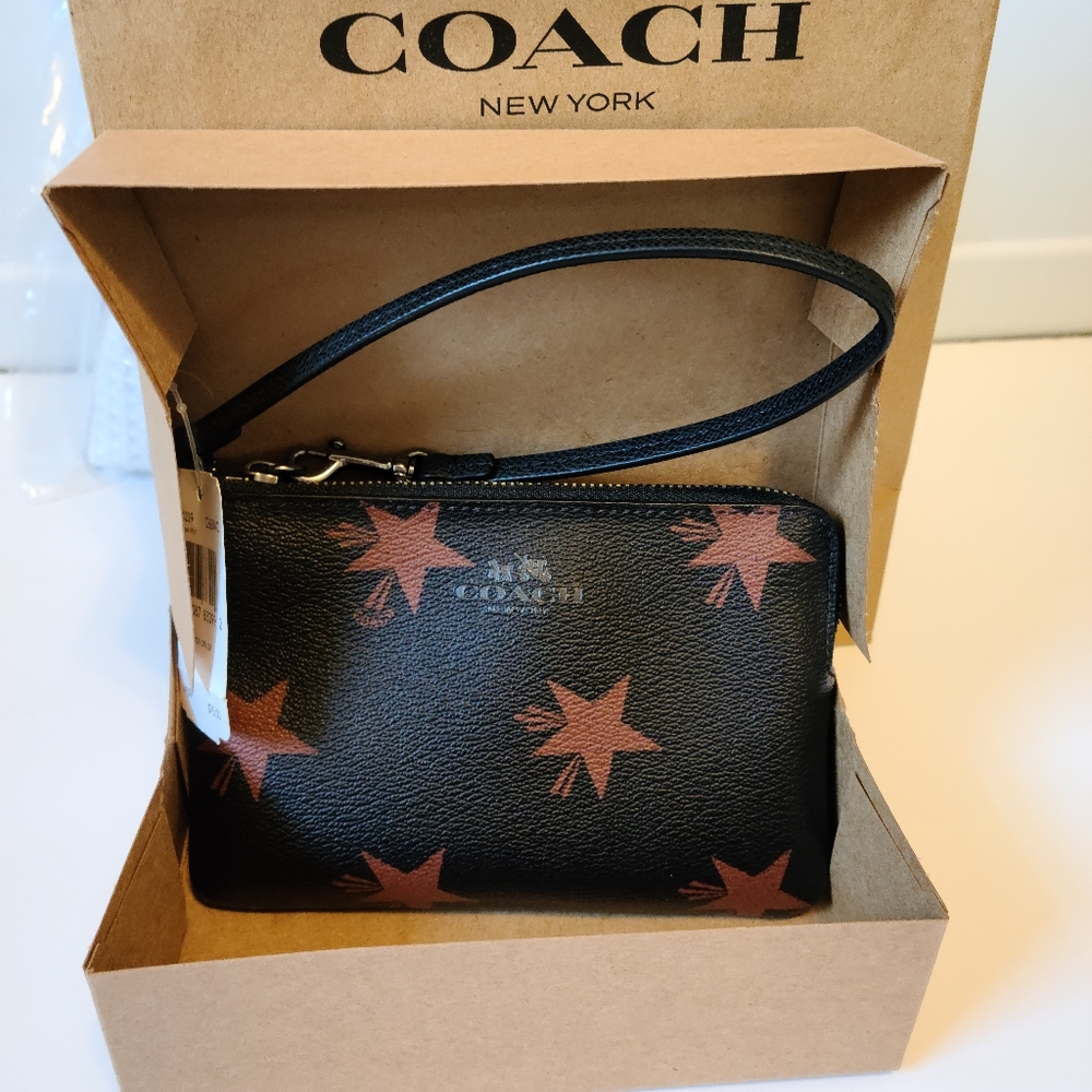 NWT Coach Star Canyon Zip Wristlet